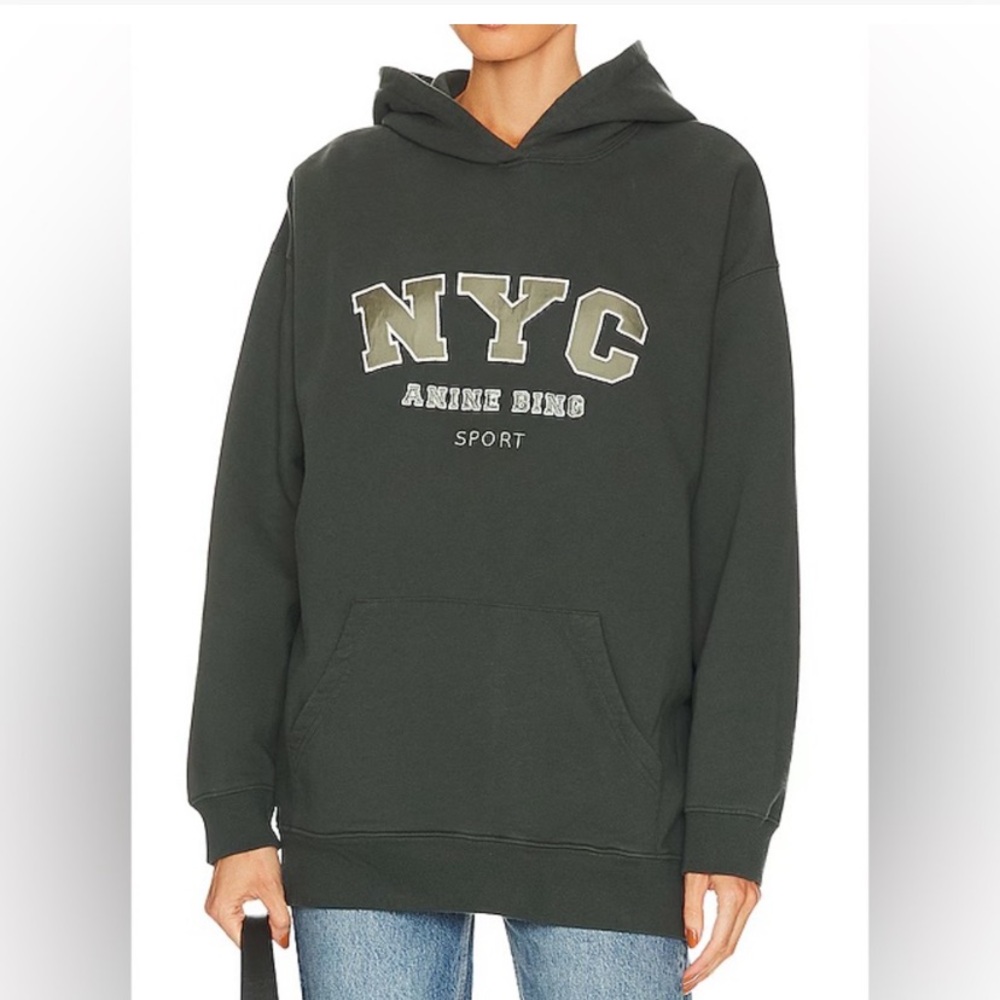 Anine bing sage green Vincent sweatshirt